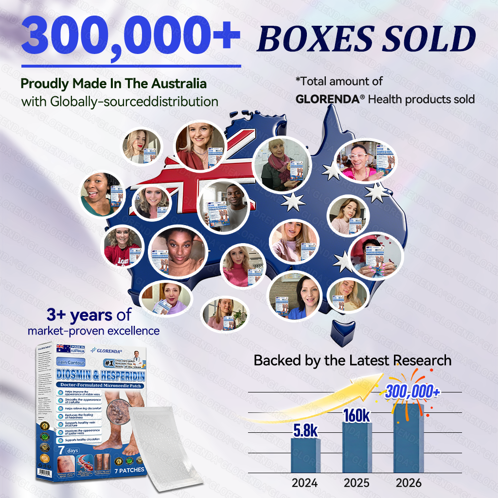 𝐆𝑳𝑶𝗥𝙀𝙉𝐃𝑨® 𝐕𝐞𝐢𝐧 𝐂𝐨𝐧𝐭𝐨𝐮𝐫 𝐌𝐢𝐜𝐫𝐨𝐧𝐞𝐞𝐝𝐥𝐞 𝐏𝐚𝐭𝐜𝐡 (𝐉𝐮𝐬𝐭 𝐎𝐧𝐜𝐞 𝐃𝐚𝐢𝐥𝐲, 𝐕𝐢𝐬𝐢𝐛𝐥𝐞 𝐑𝐞𝐬𝐮𝐥𝐭𝐬 𝐢𝐧 𝟕 𝐃𝐚𝐲𝐬) — 𝐒𝐮𝐢𝐭𝐚𝐛𝐥𝐞 𝐟𝐨𝐫 𝐕𝐚𝐫𝐢𝐜𝐨𝐬𝐞 𝐕𝐞𝐢𝐧𝐬 𝐚𝐧𝐝 𝐒𝐩𝐢𝐝𝐞𝐫 𝐕𝐞𝐢𝐧𝐬, 𝐇𝐞𝐥𝐩𝐬 𝐑𝐞𝐥𝐢𝐞𝐯𝐞 𝐋𝐞𝐠 𝐇𝐞𝐚𝐯𝐢𝐧𝐞𝐬𝐬, 𝐅𝐚𝐭𝐢𝐠𝐮𝐞, 𝐚𝐧𝐝 𝐉𝐨𝐢𝐧𝐭 𝐏𝐚𝐢𝐧